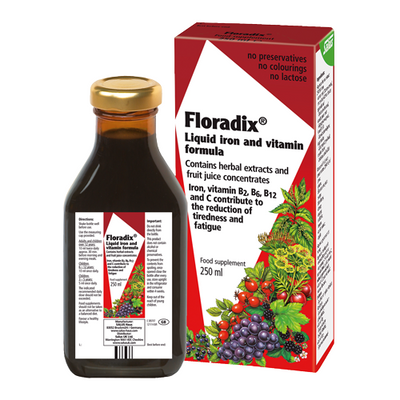 Floradix Liquid Iron & Vitamins Formula Bundle 2x 500ml