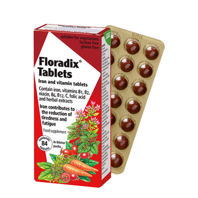 Floradix Iron & Vitamin Tablets Bundle 2x60 tablets