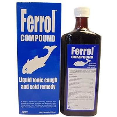 Ferrol Compound Liquid Tonic Cough and Cold Remedy 500ml