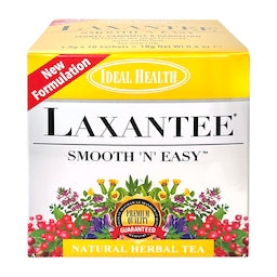 Laxantee Smooth 'N' Easy | Natural Herbal Tea Bags x10 <New Formulation> by Ideal Health