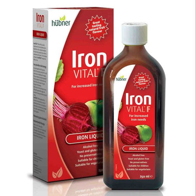 Iron Vital F Liquid | Fruit Flavour | 250ml | by Hubner