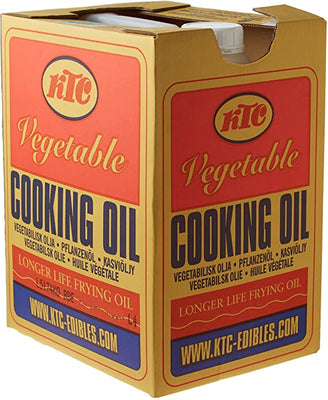 KTC Vegetable Oil | Extended Life Frying Baking Salad Cooking | 1 Pack of 20 Litres | Caterers Pack