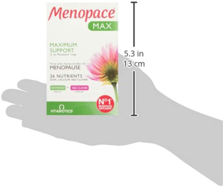 Menopace Max | Maximum Support during & after Menopause | 84 Tablet/Capsules | by Vitabiotics