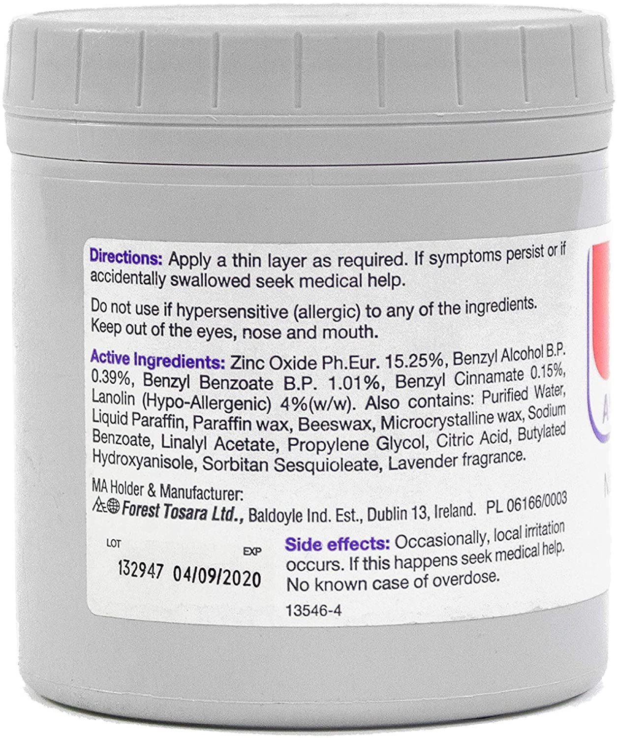 Sudocrem | Antiseptic Healing Cream | for Nappy Rash, Eczema, Surface Wounds | 400g x 1